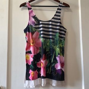 Express Tropical Tank Top